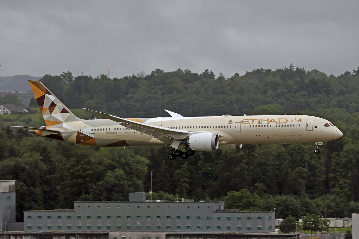 Etihad Airways, A6-BMB, Boeing B787-10, msn: 60756/754, 15.Juni 2024, ZRH Zürich, Switzerland.