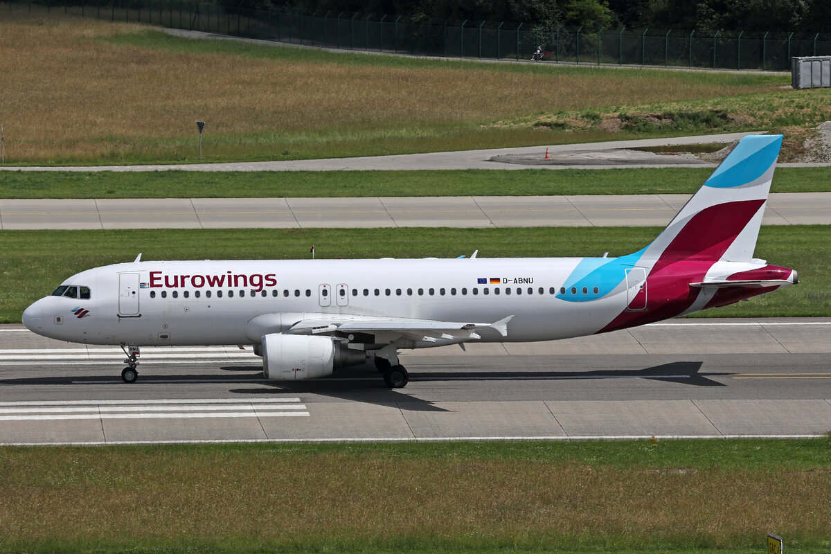 Eurowings, D-ABNU, Airbus A320-214, msn: 2591, 16.Juni 2024, ZRH Zürich, Switzerland.