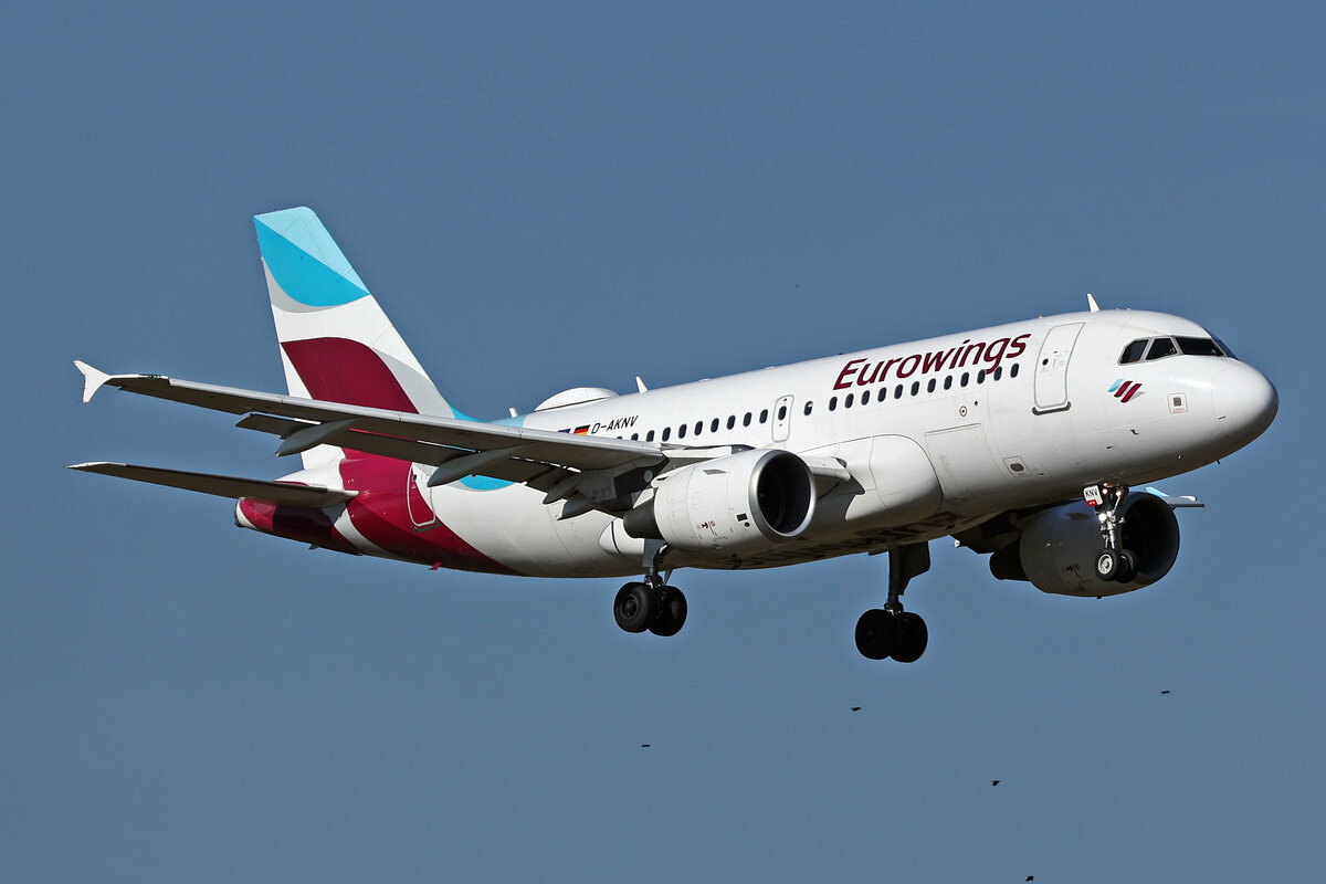 Eurowings, D-AKNV, Airbus A319-112, msn: 2632, 04.März 2025, ZRH Zürich, Switzerland.