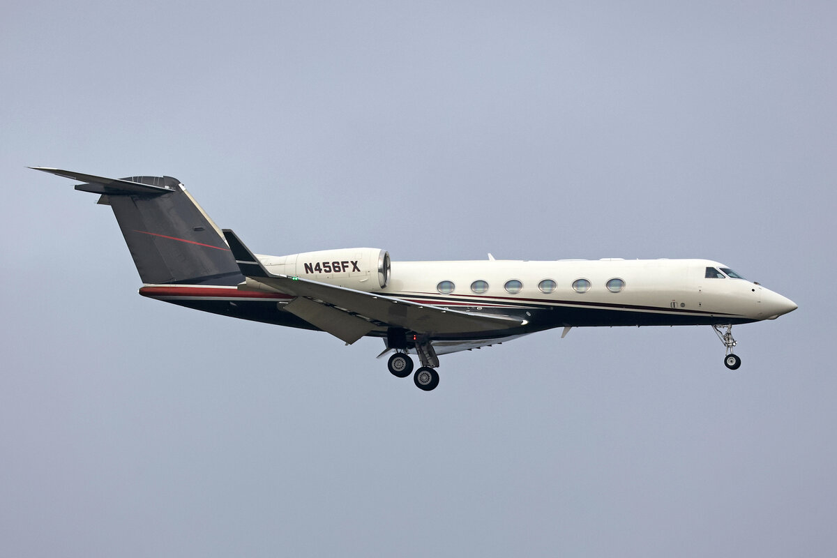 Flexjet, N456FX, Gulfstrem G450, msn: 4132, 19.Januar 2025, ZRH Zürich, Switzerland.