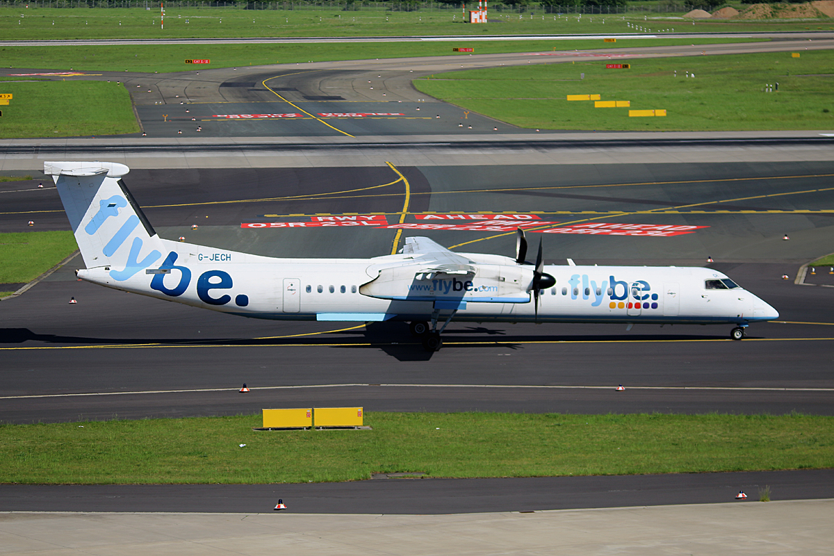 Flybe, DHC-8-402Q,G-JECH, DUS, 17.05.2017