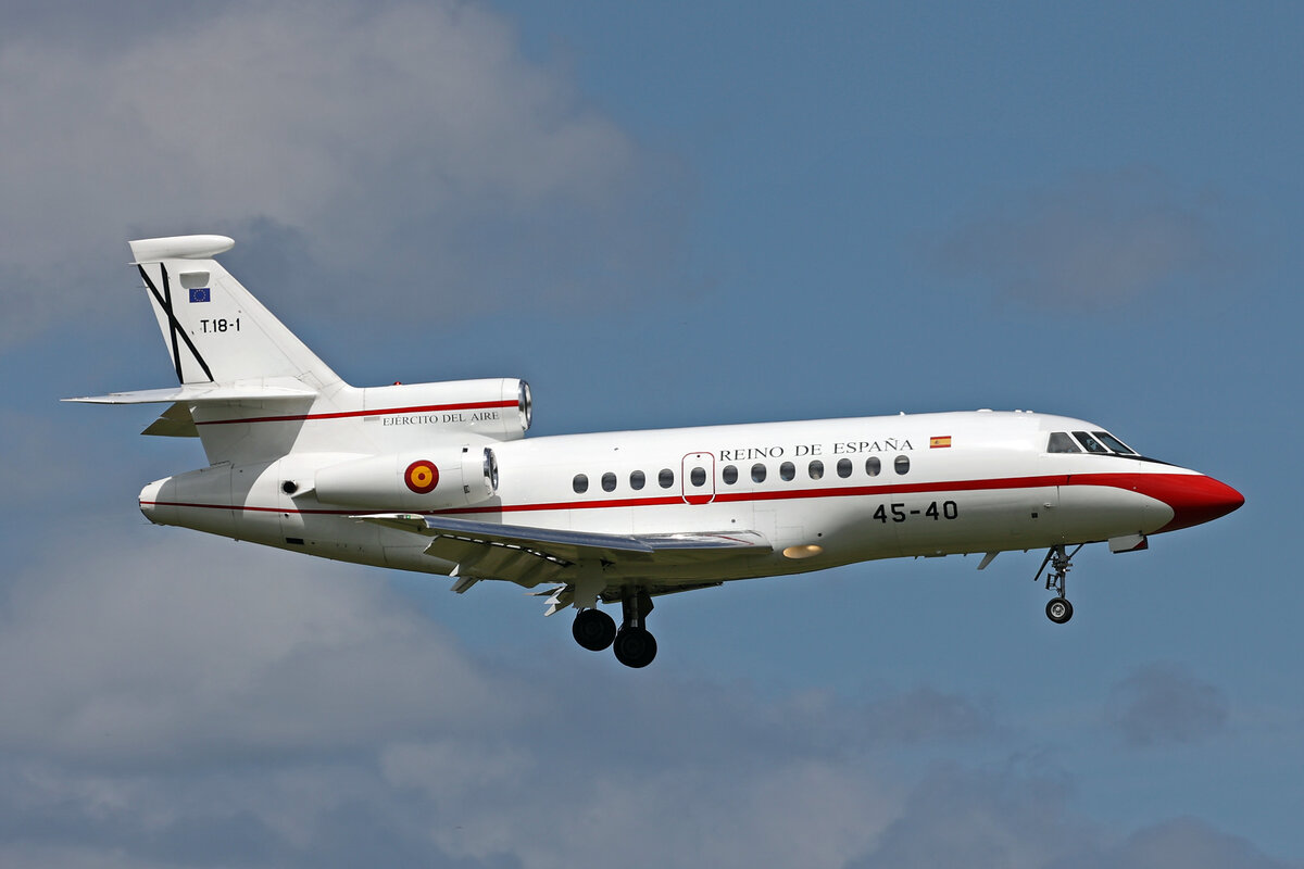 Fuerza Aerea Espanolña, T.18-1, Dassault Falcon 900B, msn: 38, 15.Juni 2024, ZRH Zürich, Switzerland.