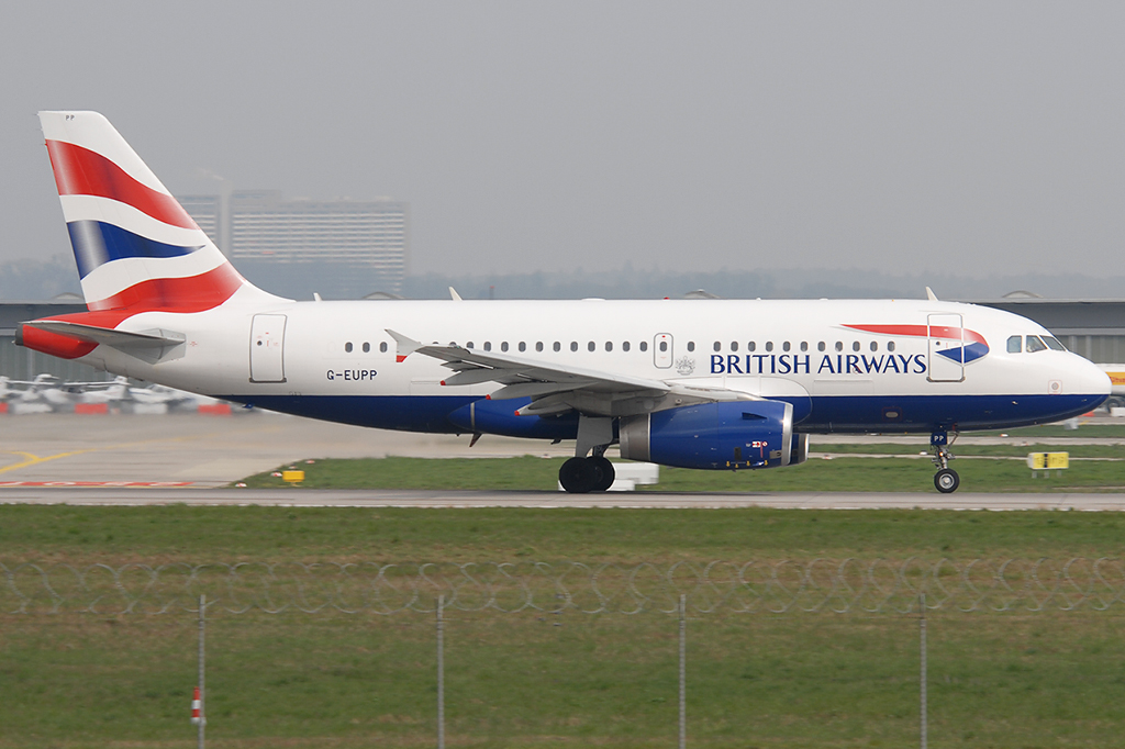 G-EUPP Airbus A319-131 14.04.2019