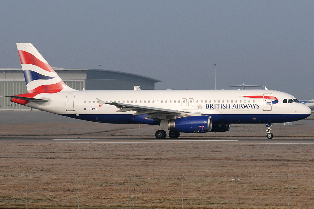 G-EUYL Airbus A320-232 22.01.2020