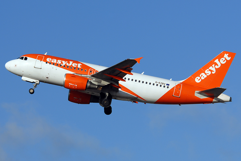 G-EZBV Airbus A319-111 02.01.2019