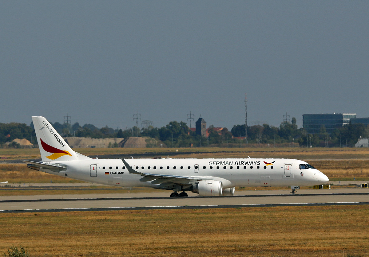 German Airways, ERJ-190-100AR, D-AGMP, BER, 08.09.2024