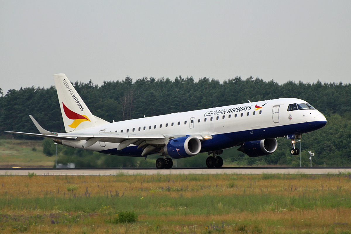 German Airways, ERJ-190-100SR, D-AJKC, BER, 21.06.2024