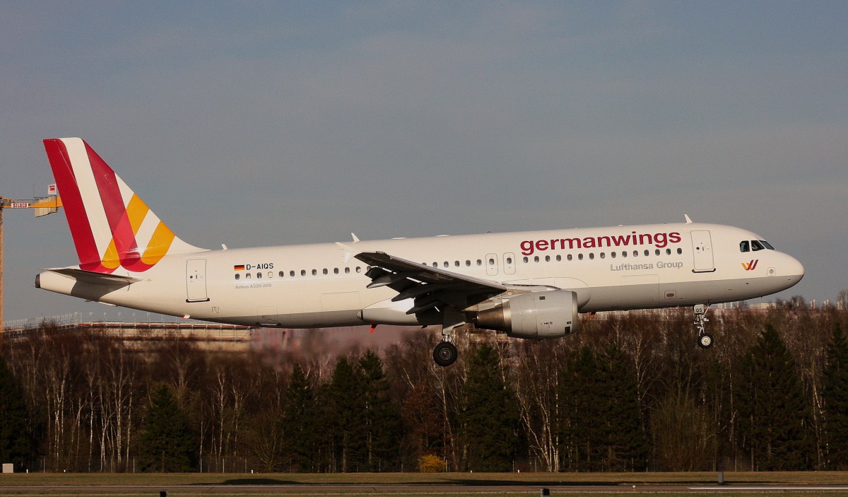 Germanwings,D-AIQS,(c/n401),Airbus A320-211,20.03.2014,HAM-EDDH,Hamburg,Germany