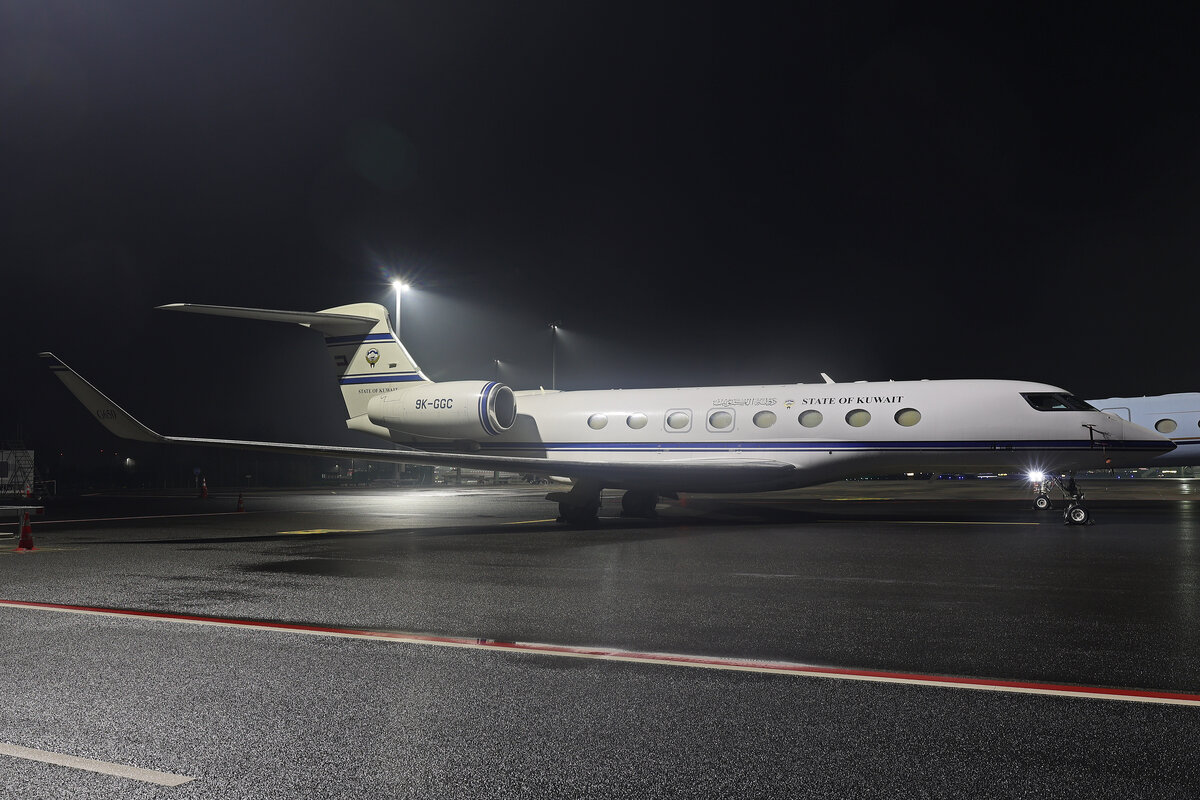 Government of Kuwait, 9K-GGC, Gulfstream G650, msn: 6183, 22.Januar 2025, ZRH Zürich, Switzerland.