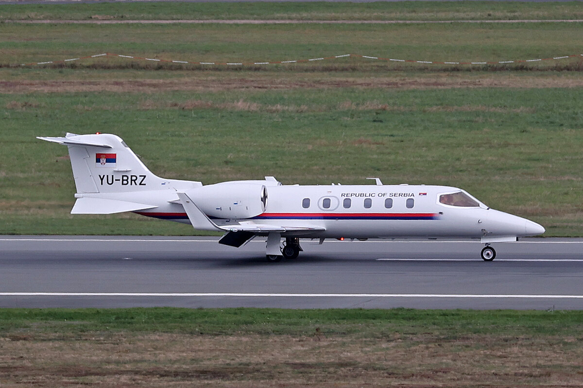 Government of Serbia, YU-BRZ, Learjet 31A, msn: 31A-045, 14.Oktober 2024, NUE Nürnberg, Germany.