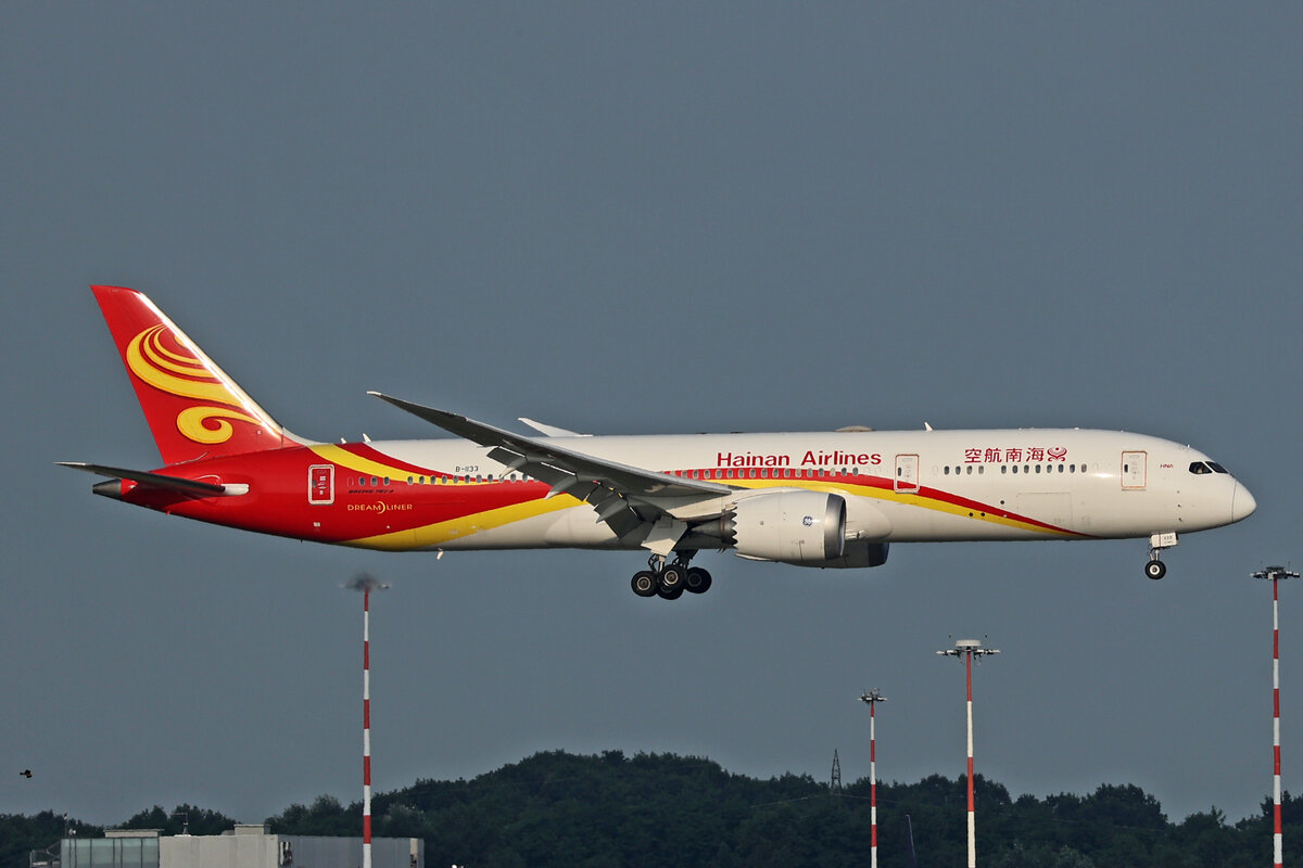 Hainan Airlines, B-1133, Boeing B787-9, msn: 62738/729, 10.Juli 2024, MXP Milano Malpensa, Italy.