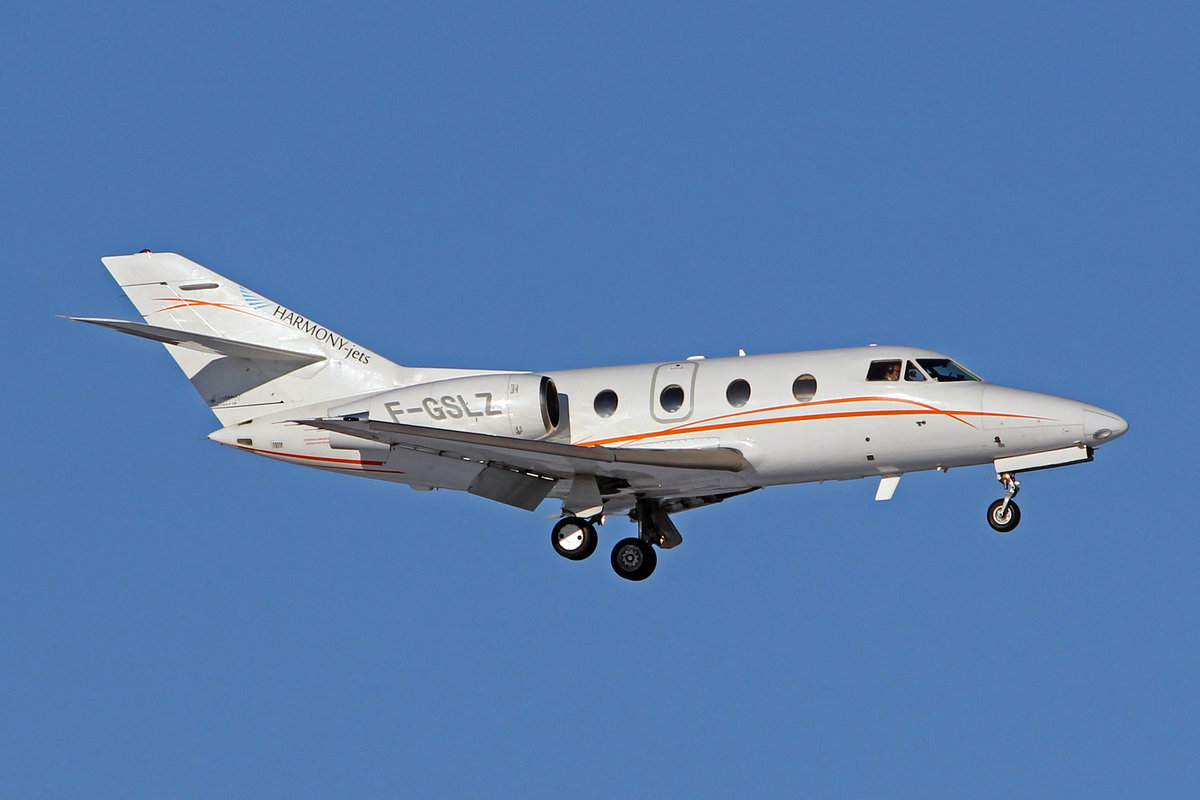  Harmony Jets, F-GSLZ, Dassault Falcon 100, msn: 208, 13.Februar 2021, ZRH Zürich, Switzerland.