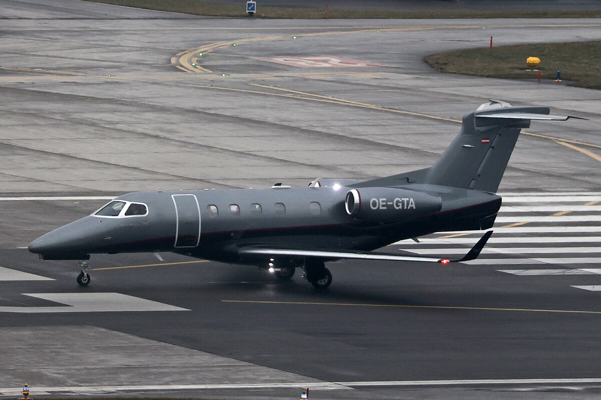 Haute Aviation, OE-GTA, Embraer EMB-505 Phenom 300, msn: 50500631, 22.Januar 2025, ZRH Zürich, Switzerland.