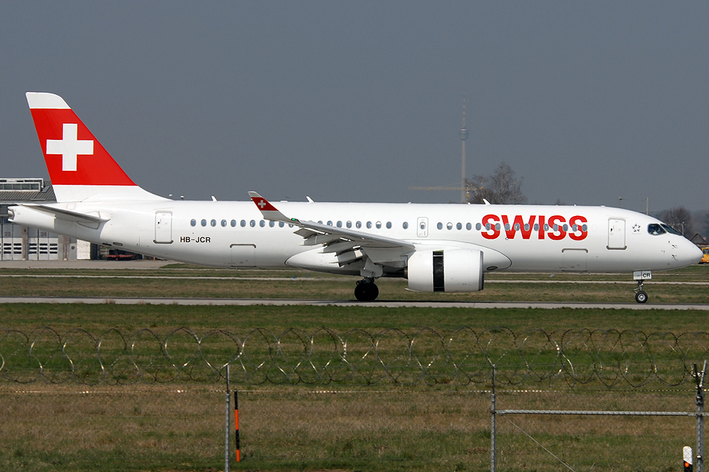 HB-JCR Airbus A220-371 01.04.2019