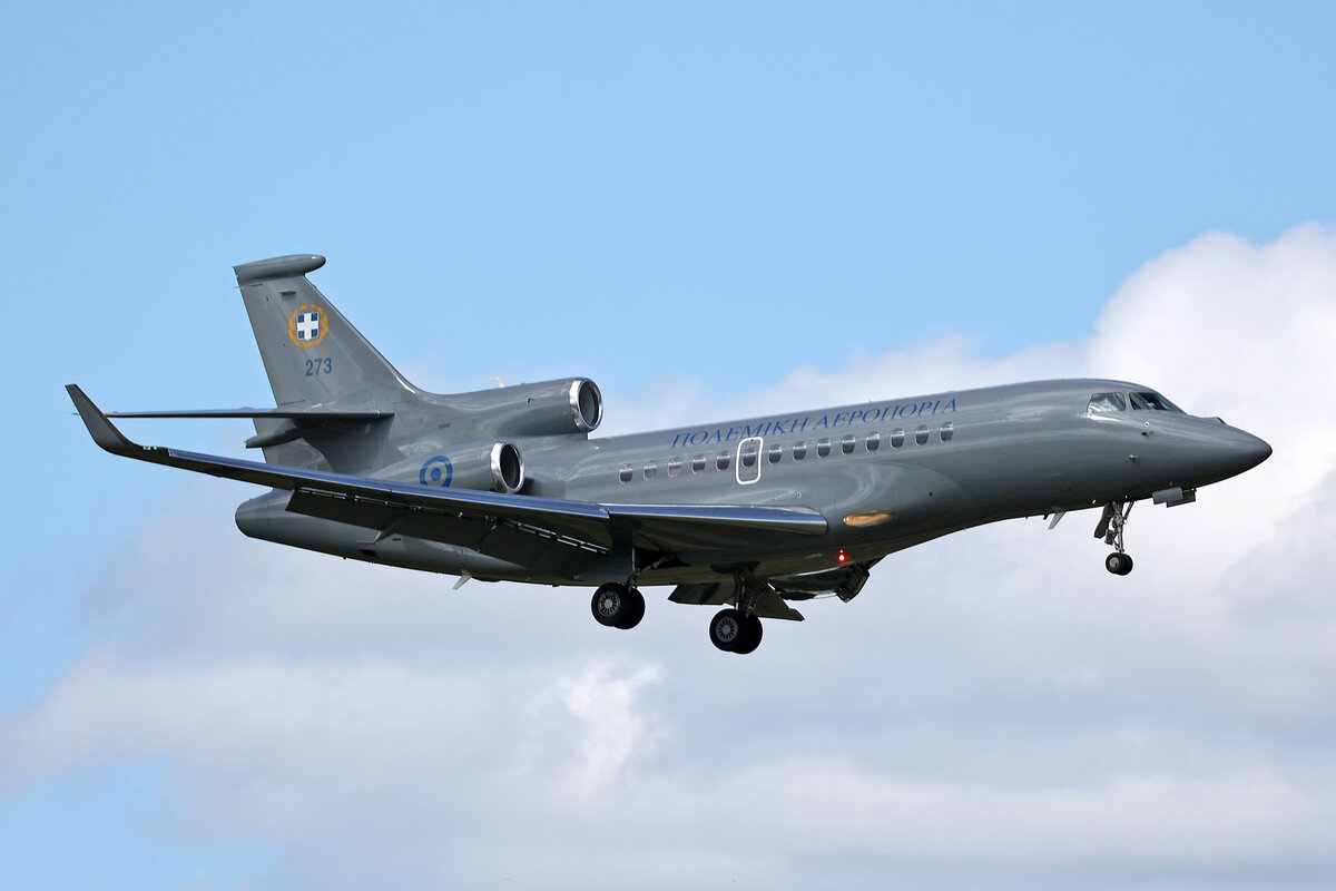 Hellenic Air Force, 273, Dassault Falcon 7X, msn: 273, 15.Juni 2024, ZRH Zürich, Switzerland.