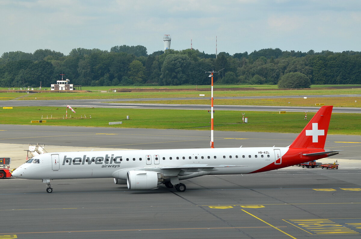 Helvetic Airways,Embraer E195-E2,HB-AZL,HAM-EDDH,Hamburg,27.07.24