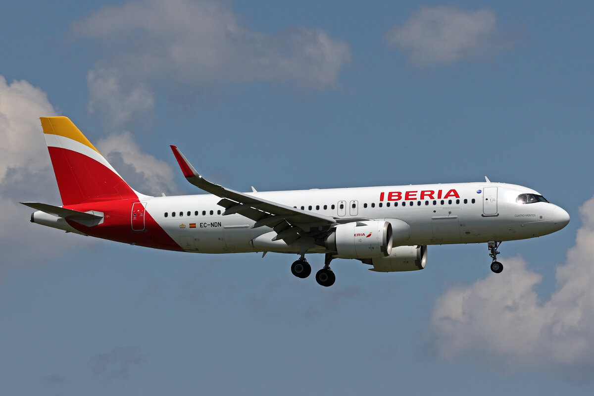 Iberia, EC-NDN, Airbus A320-251N, msn: 8929,  Cuatro Vientos , 13.Juni 2024, ZRH Zürich, Switzerland.