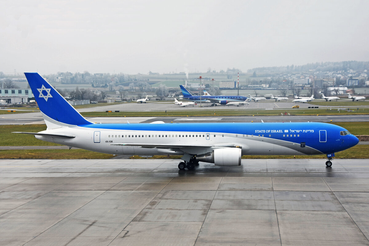 Israeli Air Force, 4X-ISR, Boeing B767-338ER, msn: 30186/796, 22.Januar 2025, ZRH Zürich, Switzerland.