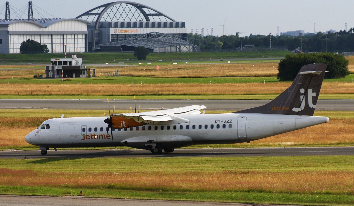 Jettime,OY-JZZ,(c/n 548),ATR-72-500,06.07.2014,HAM-EDDH,Hamburg,Germany