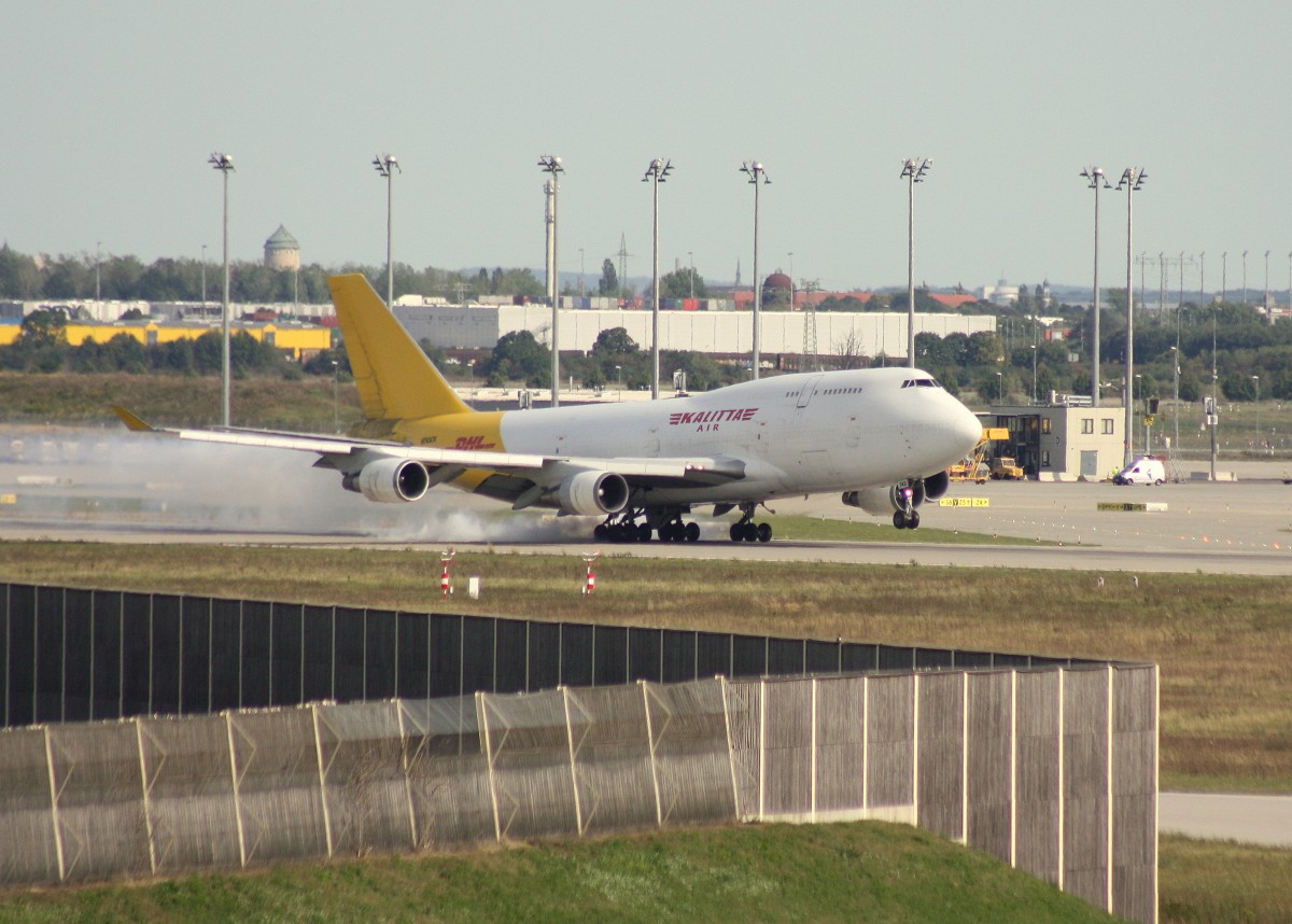 Kalitta Air,N743CK,(c/n 26350),Boeing 747-446(BCF),26.08.2015,LEJ-EDDP,Leipzig,Germany