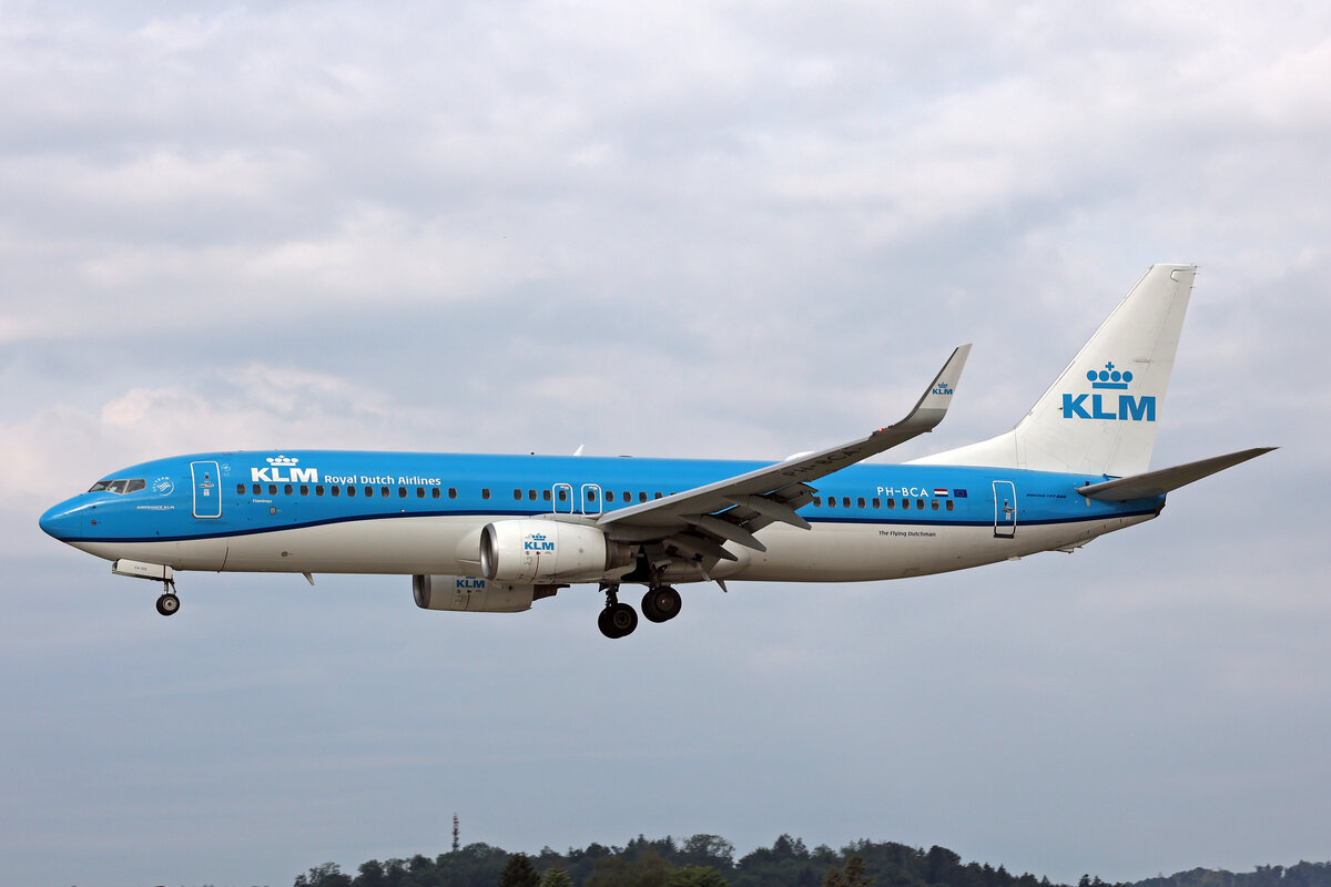 KLM Royal Dutch Airlines, PH-BCA, Boeing B737-8K2, msn: 37820/3480,  Flamingo , 07.Juni 2024, ZRH Zürich, Switzerland.