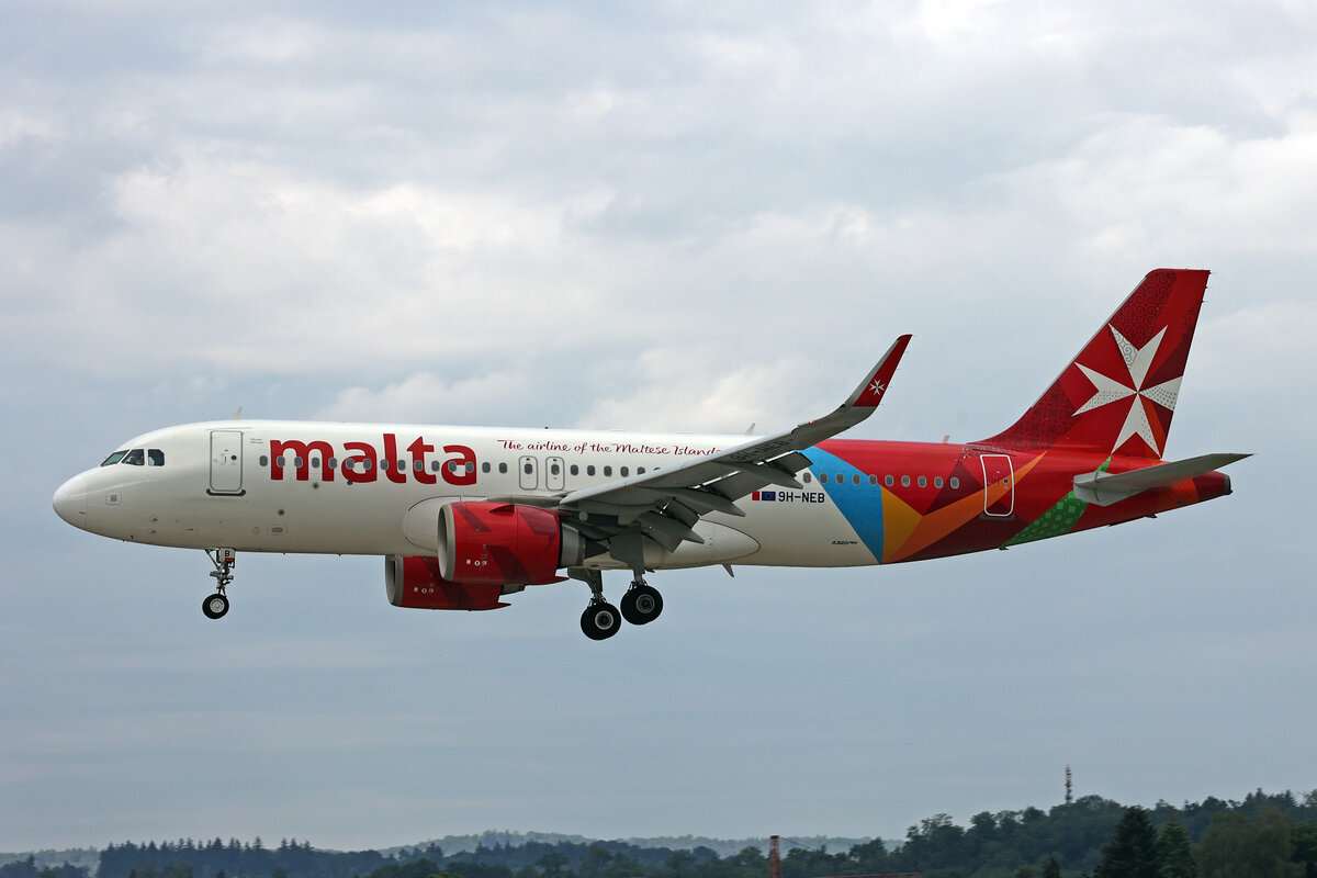 KM Malta Airlines, 9H-NEB, Airbus A320-251N, msn: 8940, 07.Juni 2024, ZRH Zürich, Switzerland.