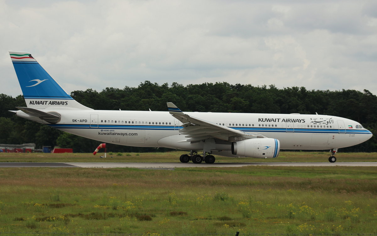 Kuwait Airways,9K-APD,(c/n 1678),Airbus A330-243,14.06.2016,FRA-EDDF,Frankfurt,Germany