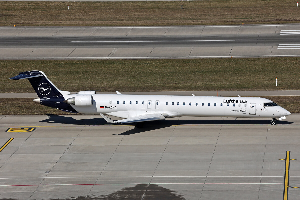 Lufthansa CityLine, D-ACNA, Bombardier CRJ-900LR, msn: 15229,  Amberg , 08.März 2025, ZRH Zürich, Switzerland.