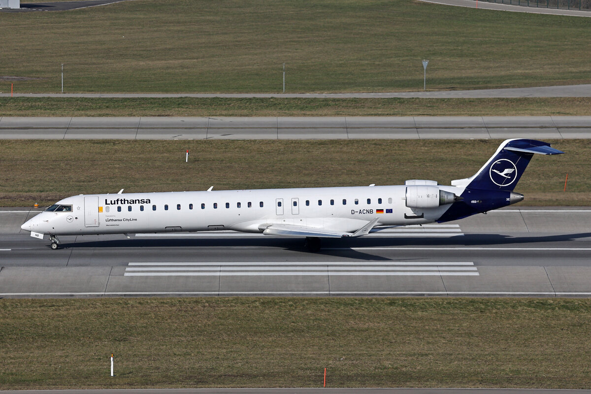 Lufthansa CityLine, D-ACNB, Bombardier CRJ-900LR, msn: 15230,  Wermelskirchen , 21.Februar 2025, ZRH Zürich, Switzerland.