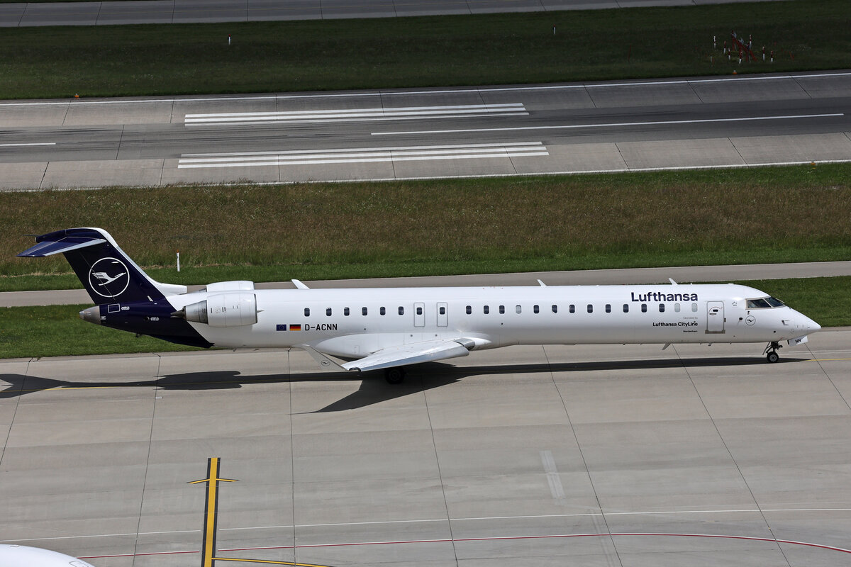 Lufthansa CityLine, D-ACNN, Bombardier CRJ-900LR, msn: 15254,  Nordenham , 16.Juni 2024, ZRH Zürich, Switzerland.