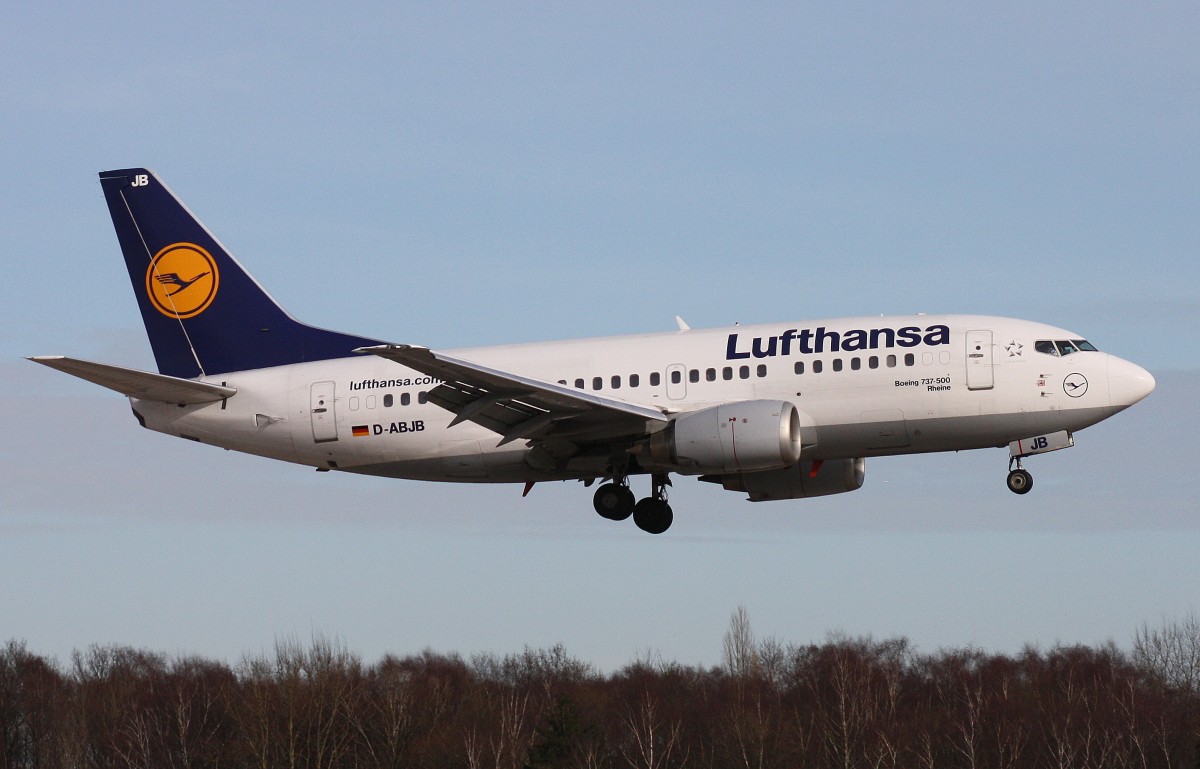 Lufthansa,D-ABJB,(c/n 25271),Boeing 737-530,10.02.2014,HAM-EDDH,Hamburg,Germany