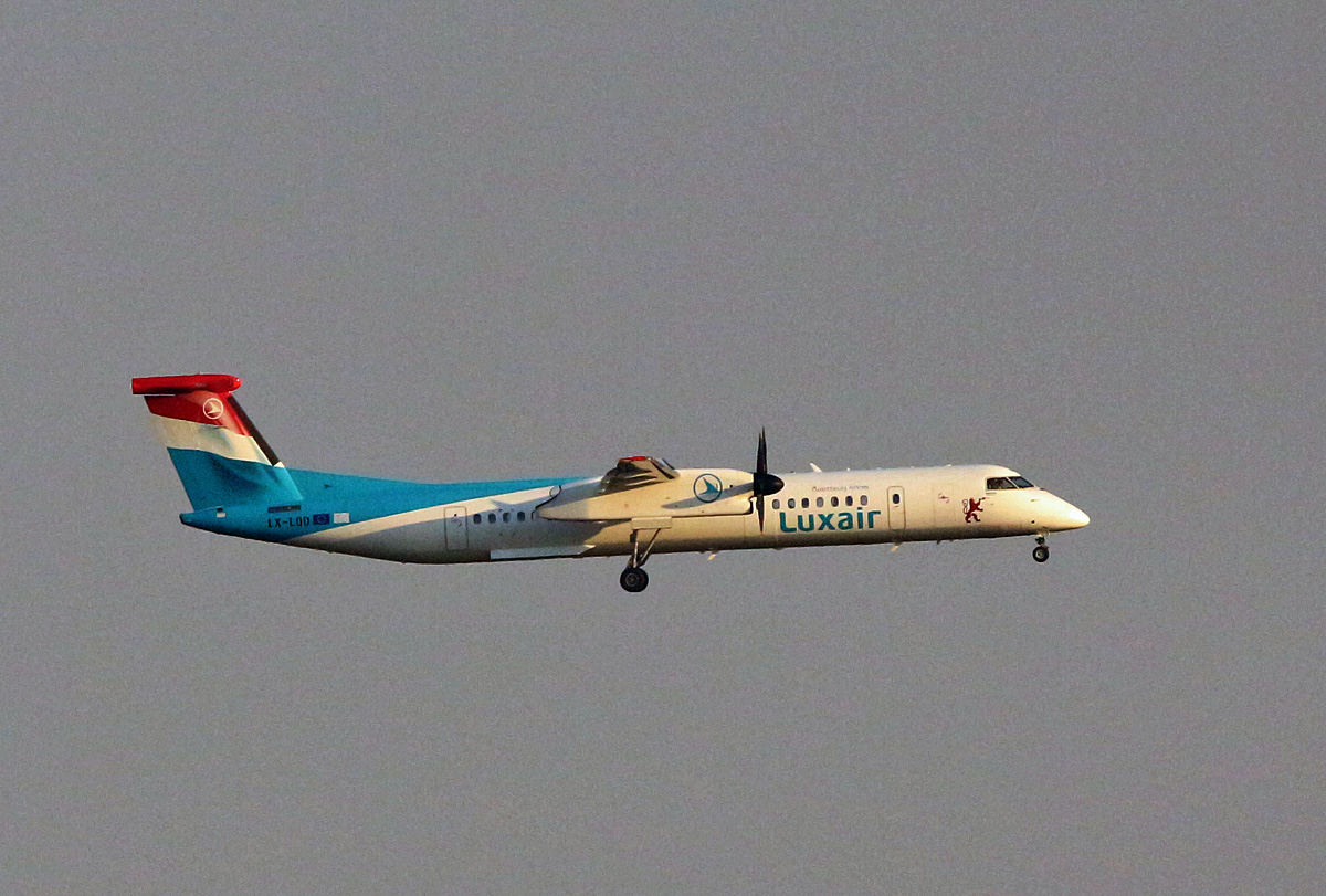 Luxair, DHC-8-402Q, LX-LGD, BER, 04.09.2024