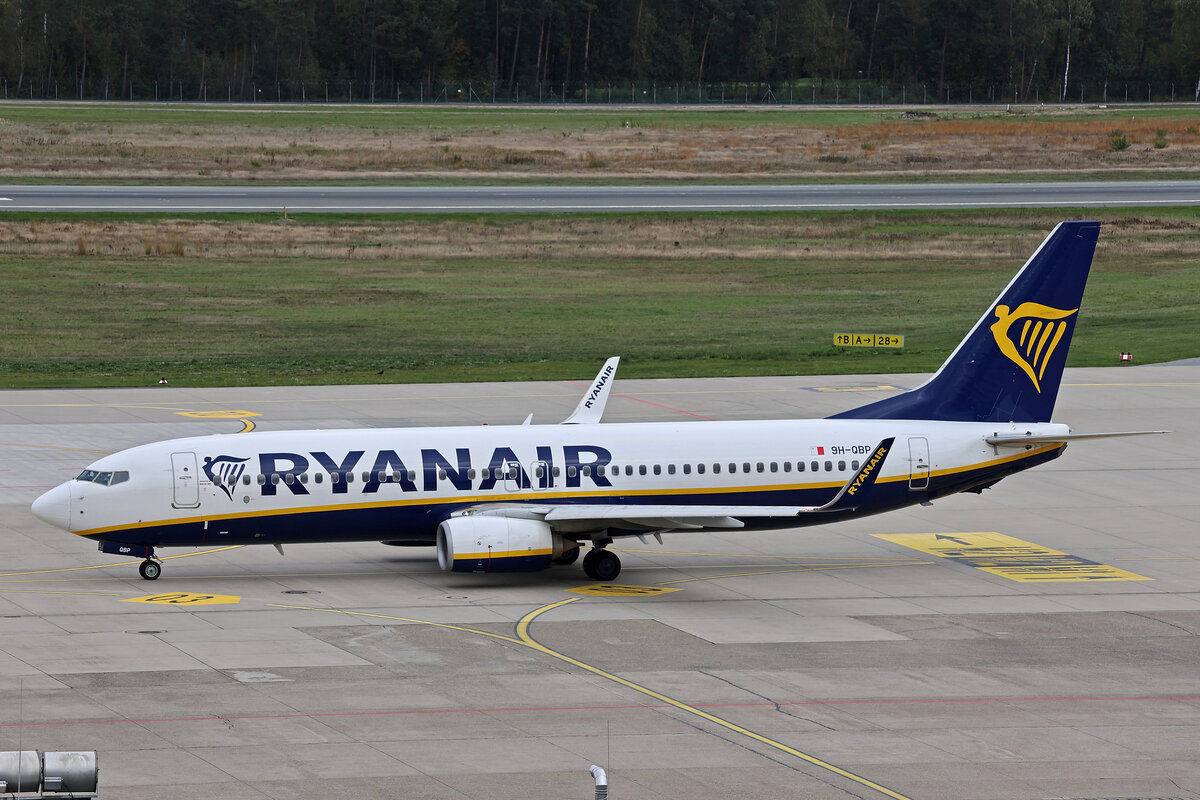 Malta Air, 9H-QBP, Boeing B737-8AS, msn: 44715/5739, 14.Oktober 2024, NUE Nürnberg, Germany.