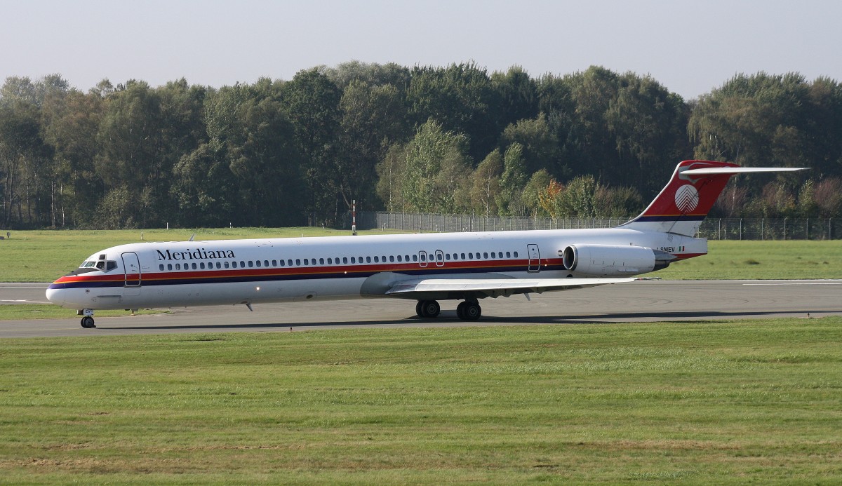 Meridiana,I-SMEV,(c/n 49669),McDonnell Douglas MD-82,04.10.2014,HAM-EDDH,Hamburg,Germany