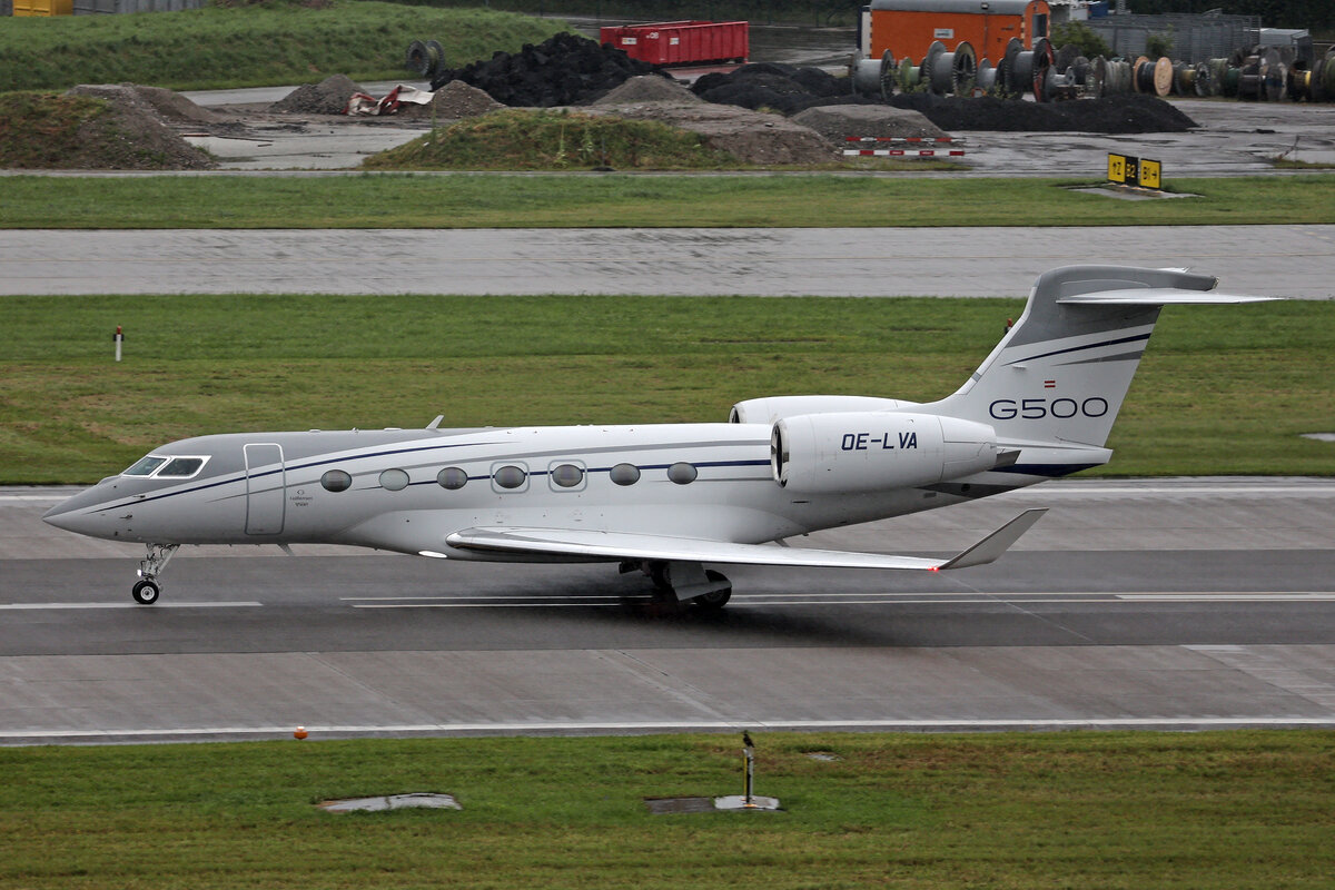 MJet, OE-LVA, Gulfstream G500, msn: 72036, 22.Juni 2024, ZRH Zürich, Switzerland.