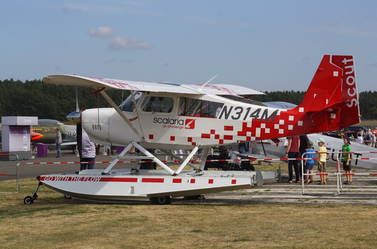 N314M | American Champion 8GCBC Scout | Berlin-Gatow | 31. August 2024 | Flugplatzfest 2024