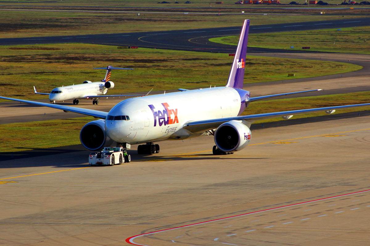 N861FD,Boing 777, FedEx,Köln-Bonn,11.01.2016