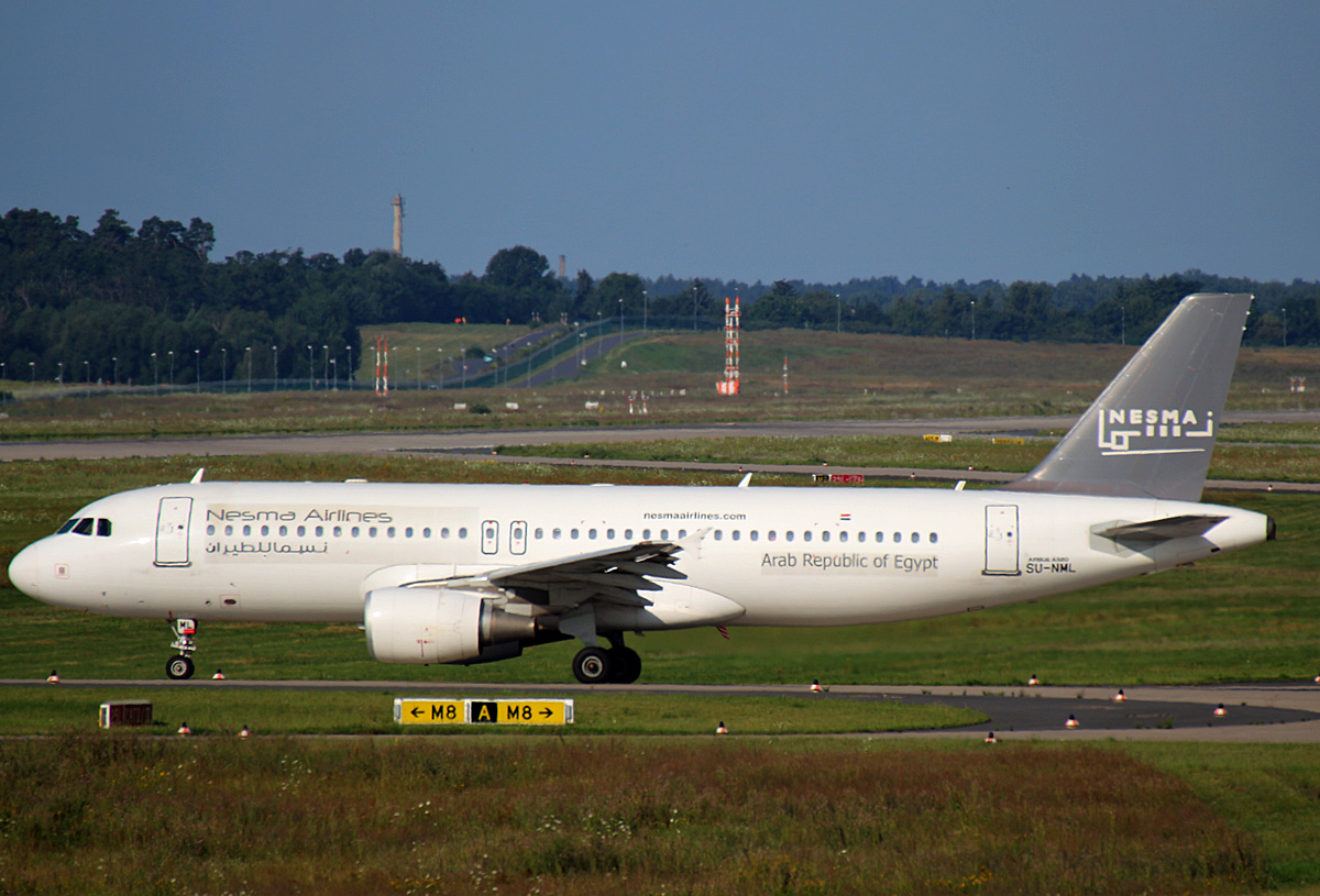 Nesma Airlines, Airbus A 320-214, SU-NML, BER, 25.07.2024