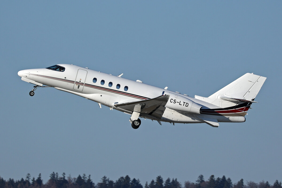 NetJets Europe, CS-LTD, Cessna 680A Latitude, msn: 680A-0097, 08.März 2025, ZRH Zürich, Switzerland.