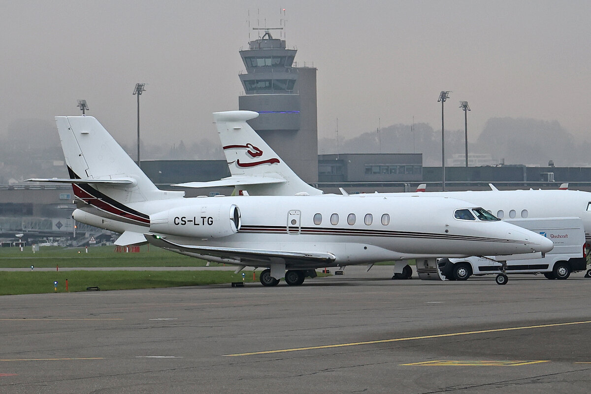 Netjets Europe, CS-LTG, Cessna 680A Latitude, msn: 680A-0124, 17.November 2024, ZRH Zürich, Switzerland.