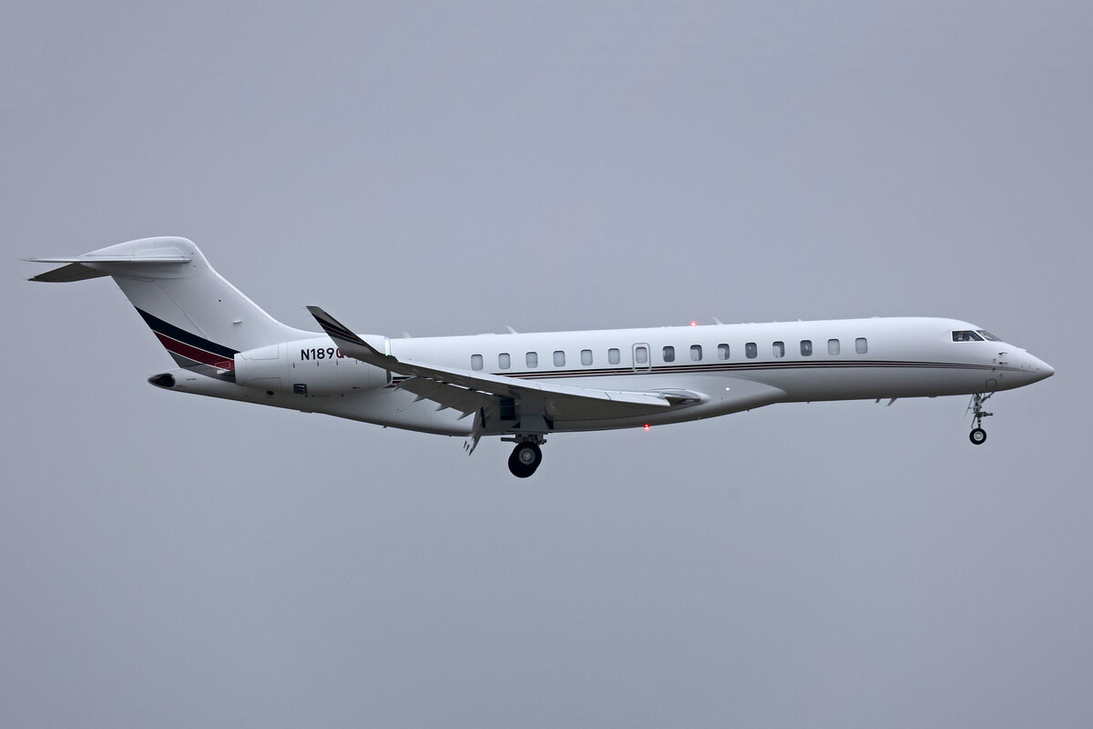 NetJets, N189QS, Bombardier Global 7500, msn: 70196, 19.Januar 2025, ZRH Zürich, Switzerland.