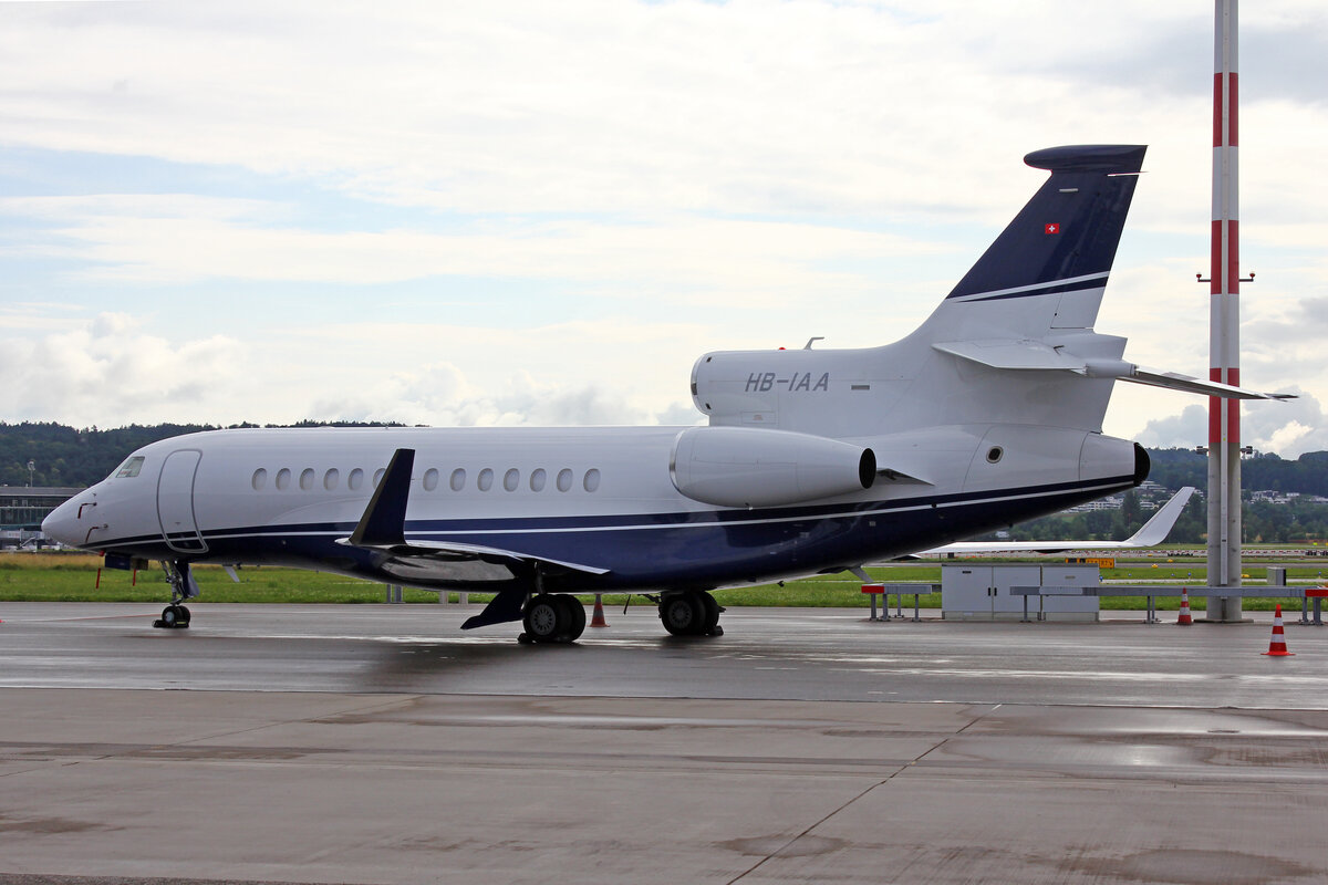 Nomad Aviation, HB-IAA, Dassault Falcon 7X, msn: 224, 22.Juni 2024, ZRH Zürich, Switzerland.