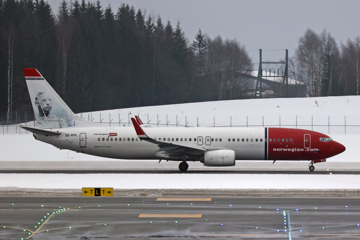 Norwegian Air Sweden, SE-RPL, Boeing B737-8JP, msn: 42080/6071,  Gustav Vigeland , 25.Februar 2024, OSL Oslo, Norway.