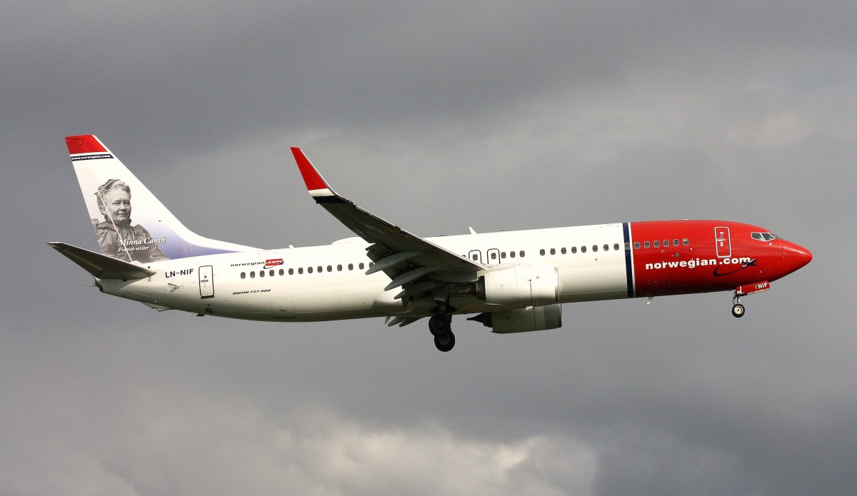 Norwegian,LN-NIF,(c/n 39434),Boeing 737-8JP(WL),13.05.2014,HAM-EDDH,Hamburg,Germany(livery:MINNA CANTH)