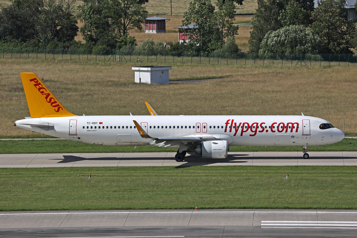 Pegasus Airlines, TC-RBM, Airbus A321-251NX, msn: 10739,  Zeynep Ela , 16.Juni 2024, ZRH Zürich, Switzerland.