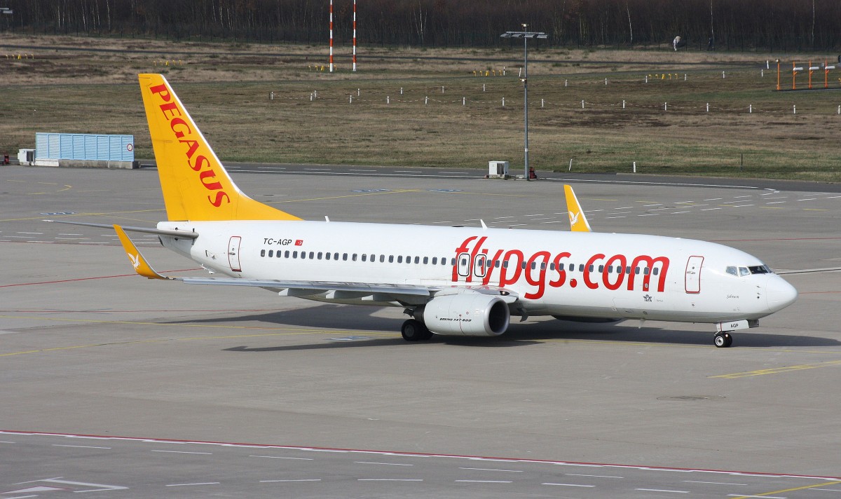 Pegasus Airlines,TC-AGP,(c/n40728),Boeing 737-82R(WL),29.03.2014,CGN-EDDK,Koln-𬮭Bonn,Germany