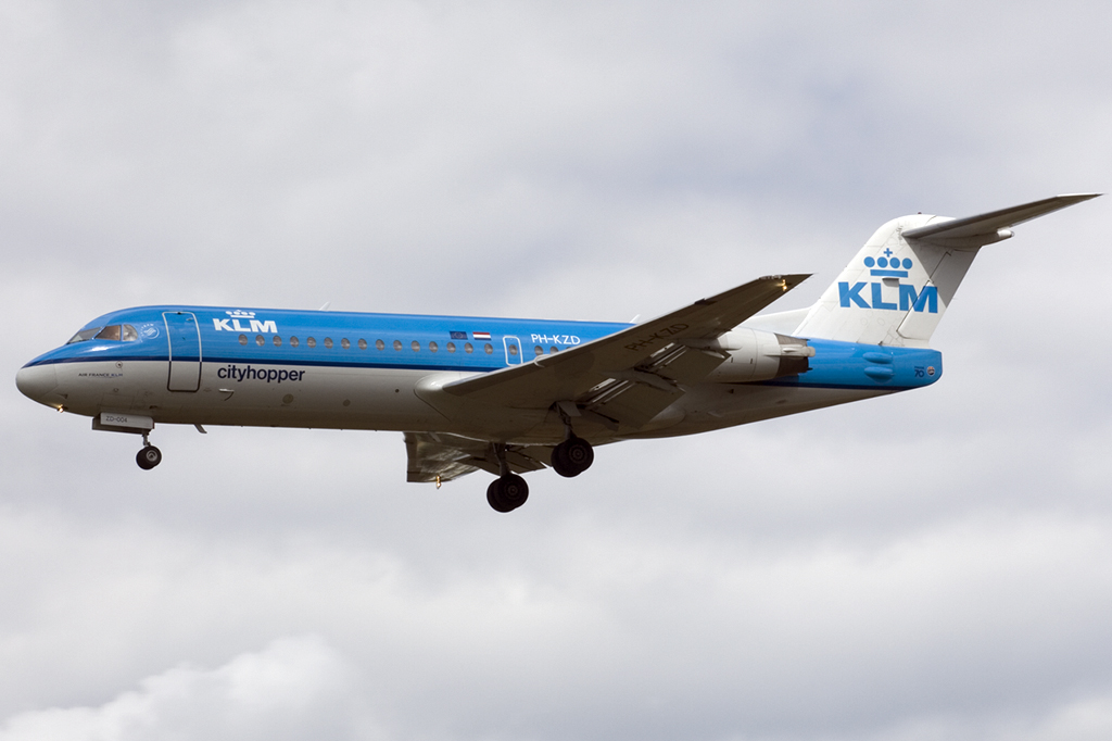 PH-KZD Fokker 70 24.08.2014