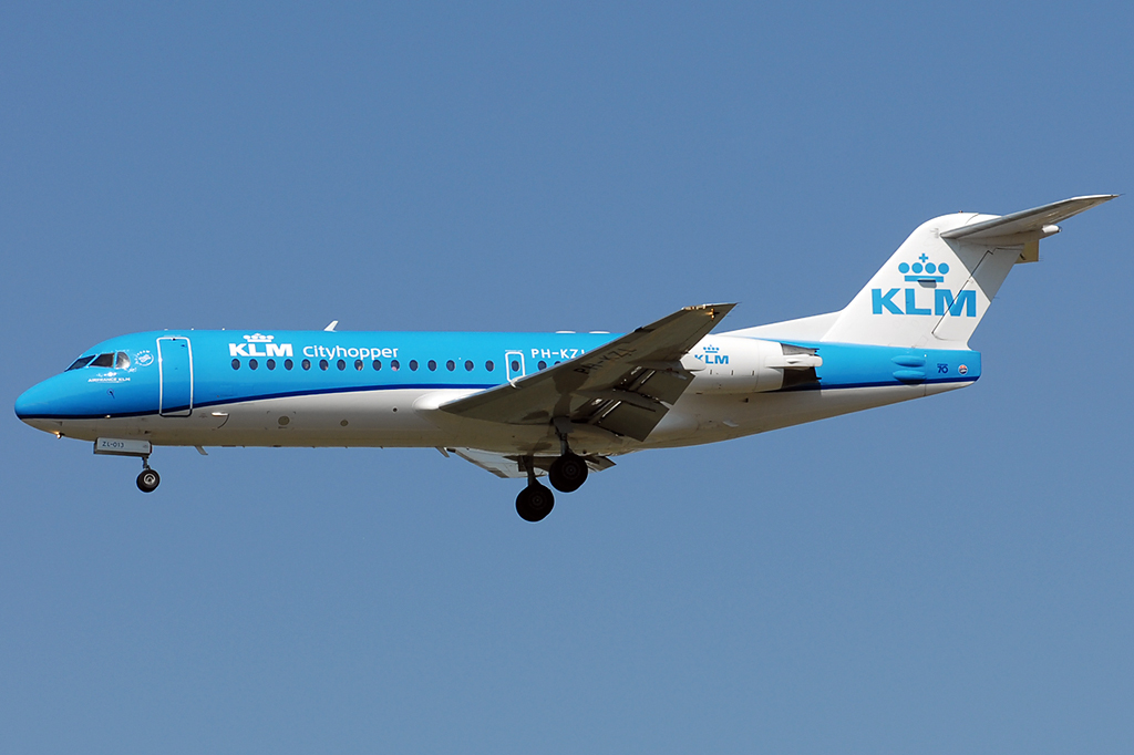 PH-KZL Fokker 70 30.08.2015