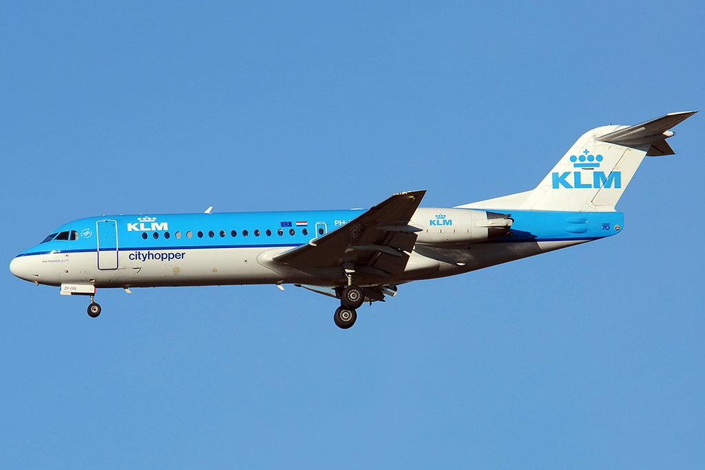 PH-KZP Fokker 70 16.12.2013