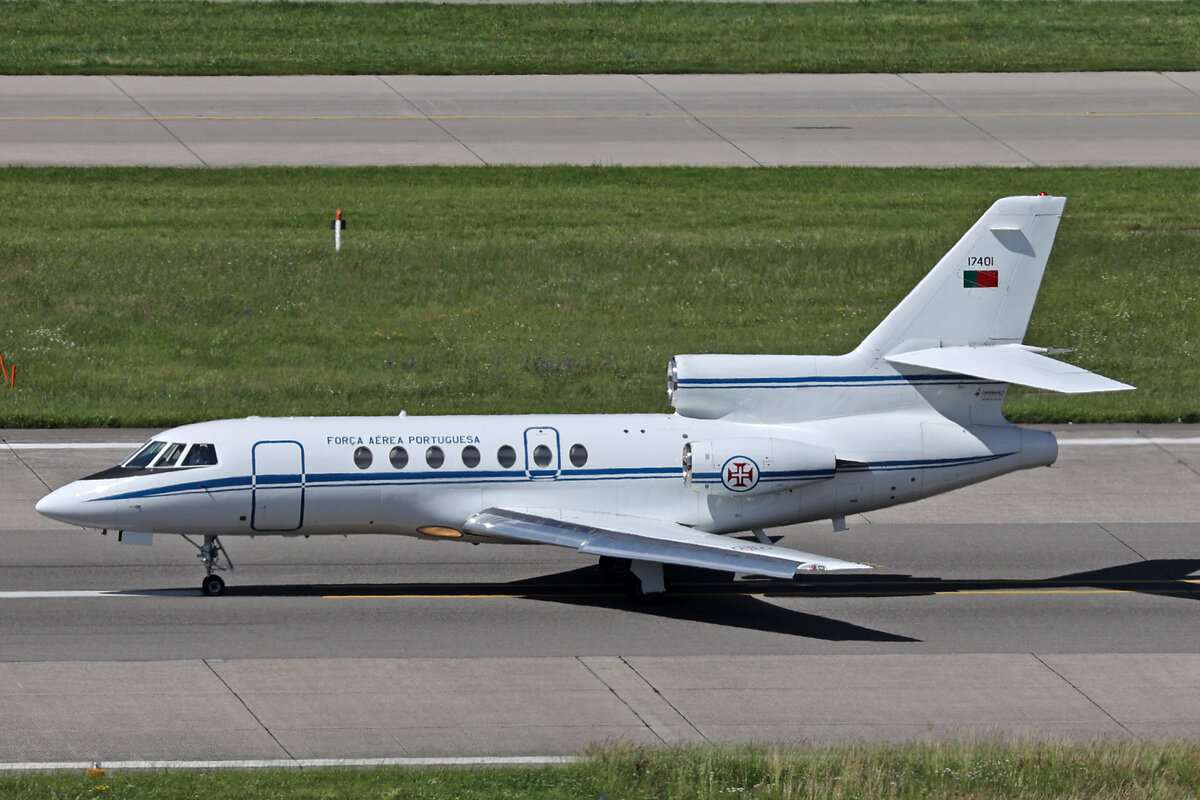 Portuguese Air Force, 17401, Dassault Falcon 50, msn: 195, 16.Juni 2024, ZRH Zürich, Switzerland.